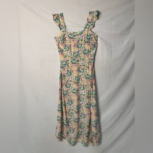 Romantic & feminine Loft Floral Sleeveless Maxi Dress
